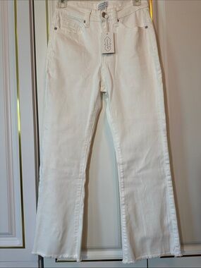 Women's White High-Rise Jeans